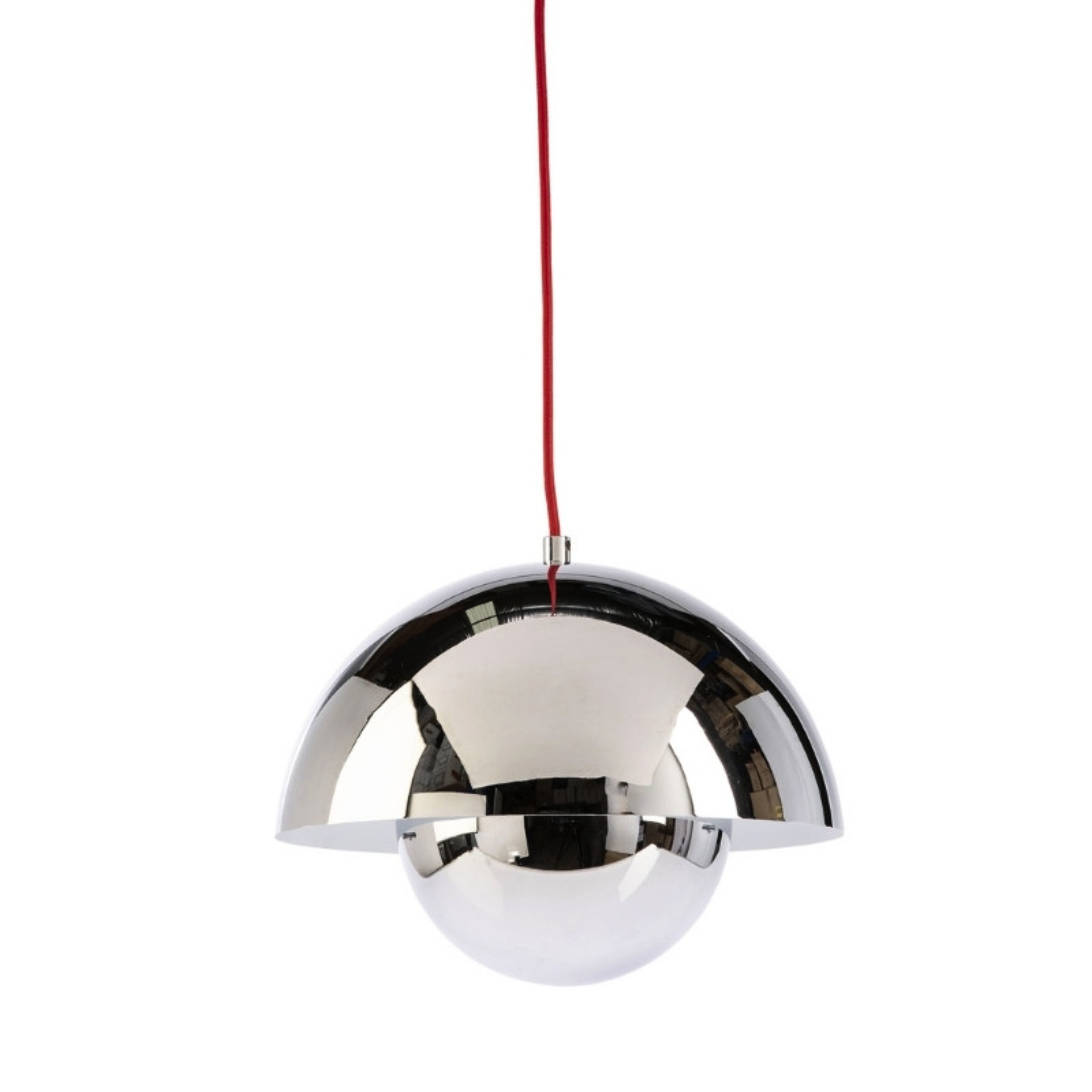 Penelope Chrome Flowerpot Pendant Light