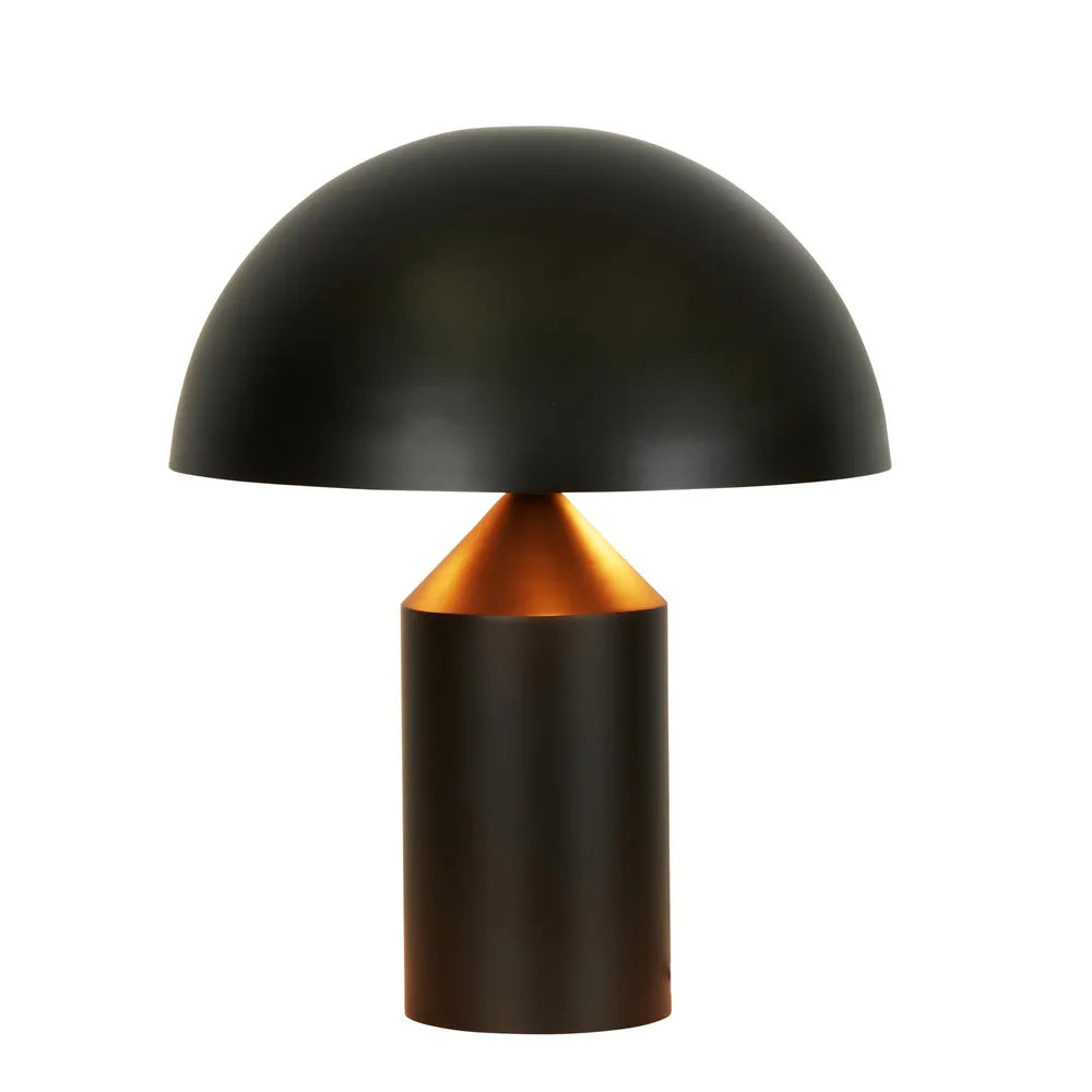 Ken Dome Shade Black Table Lamp