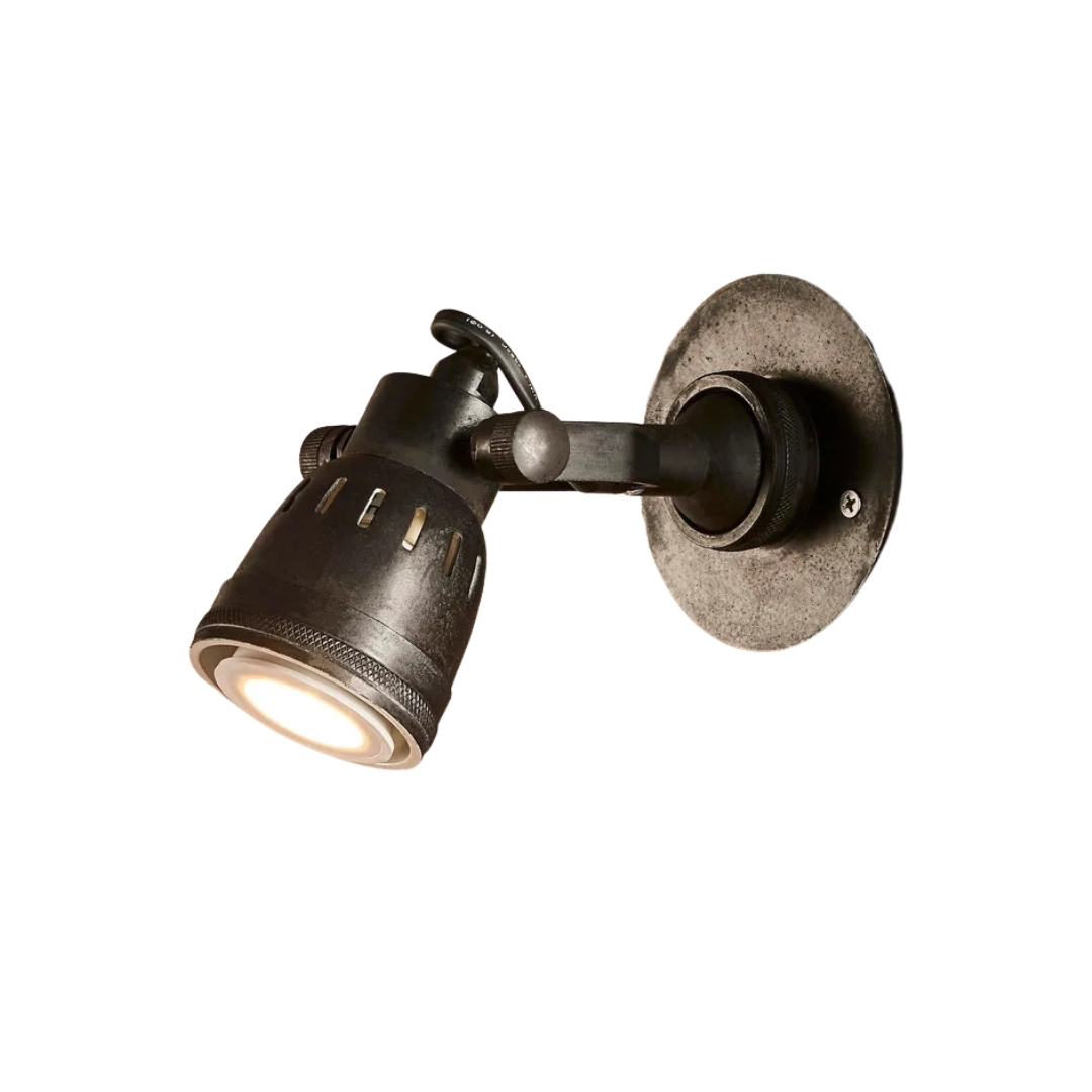 Seattle Short Arm Black Wall Lamp