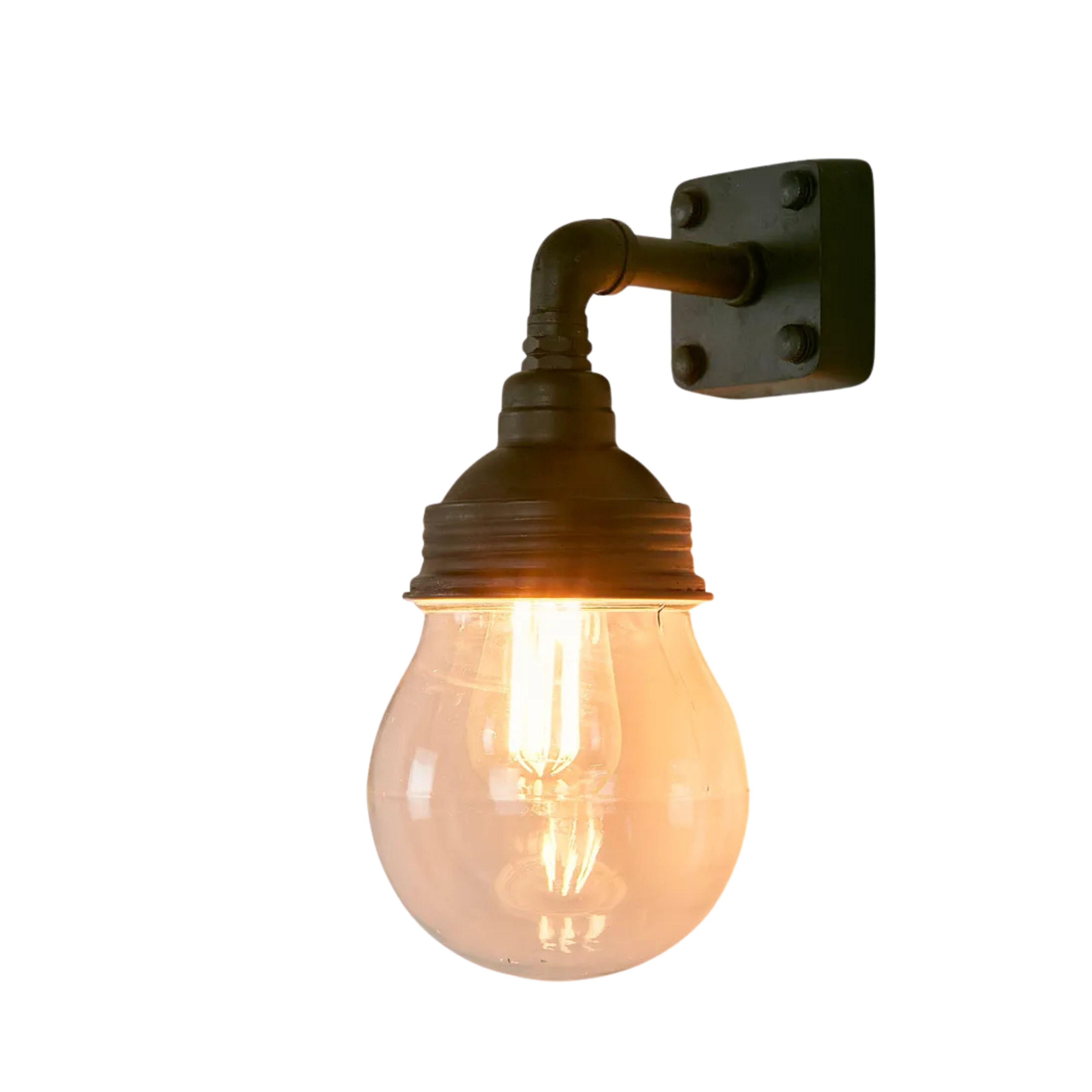 London Black Indoor/Outdoor Wall Lamp