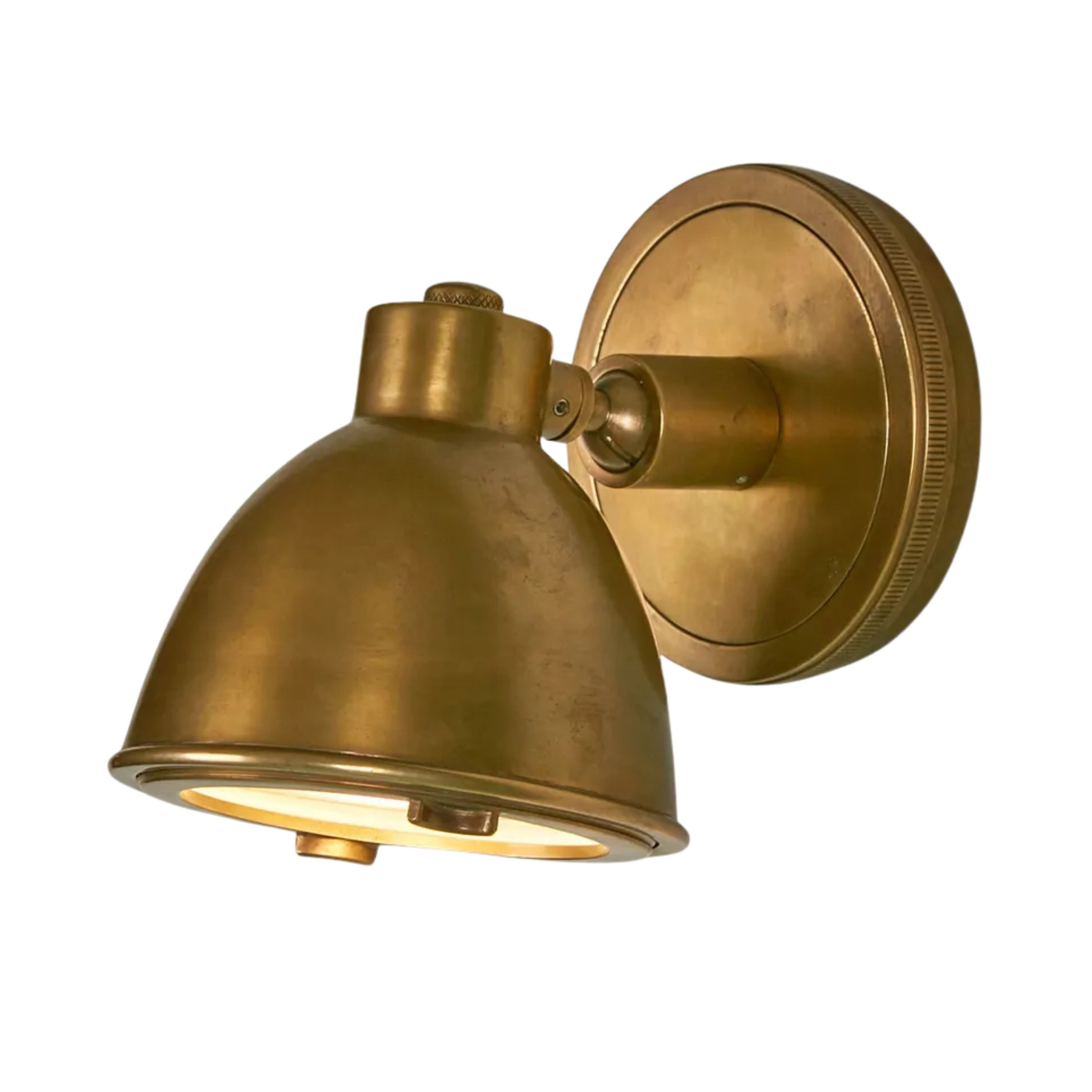 Pela Antique Brass Outdoor Wall Light