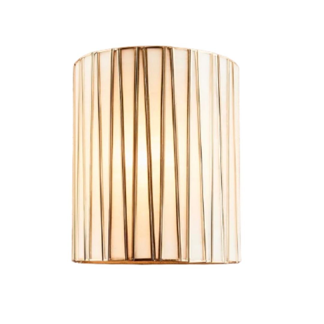 Diana Half Round Brass Wall Light