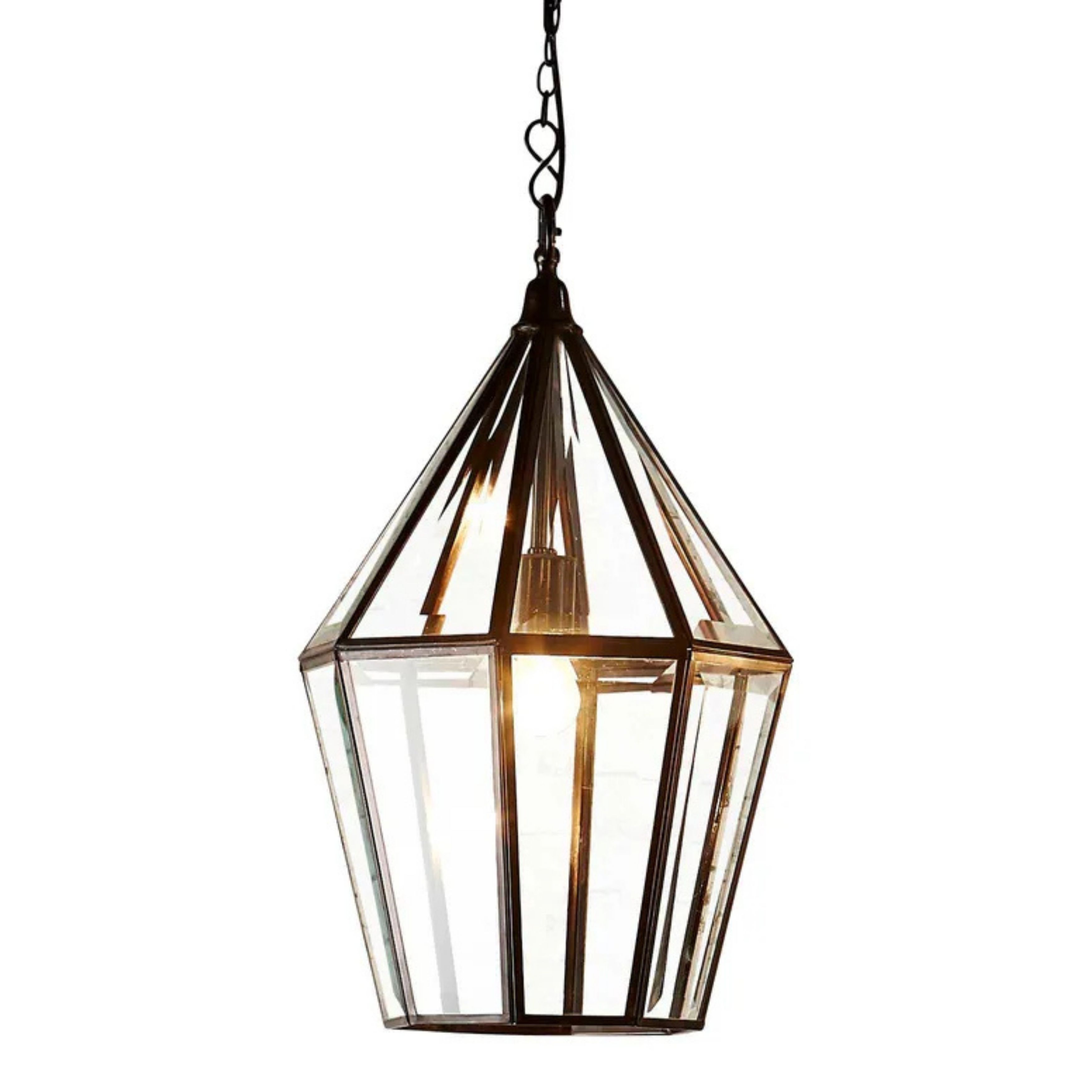 Ruston Bronze Glass Pendant Light