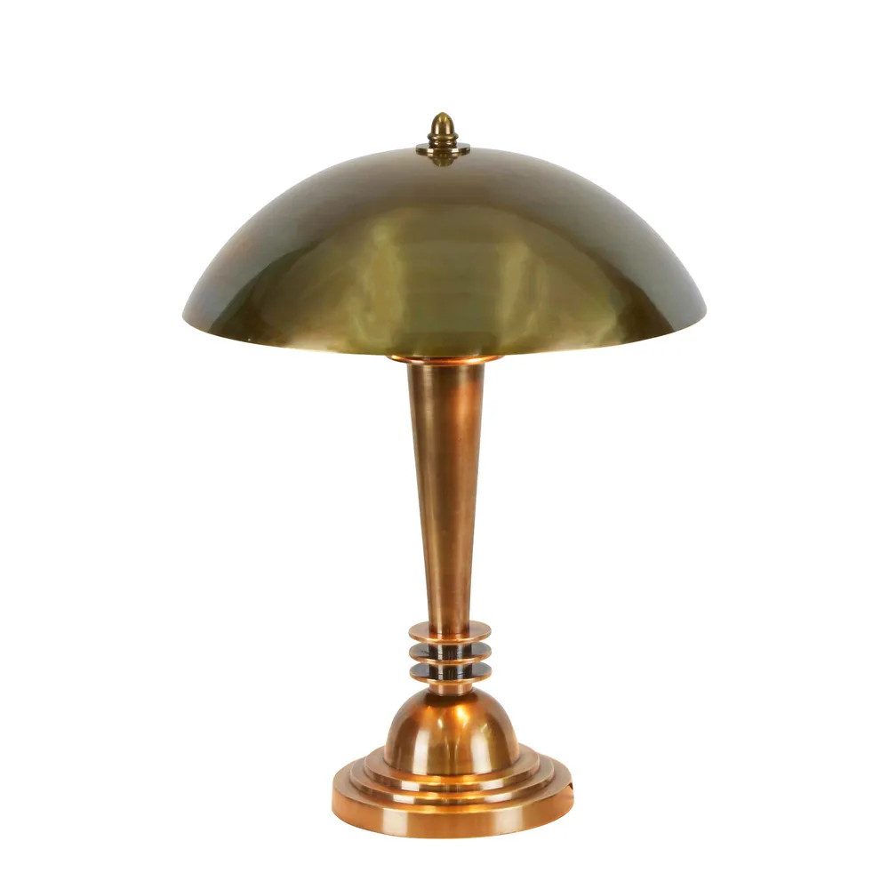 Tokens Antique Brass Table Lamp