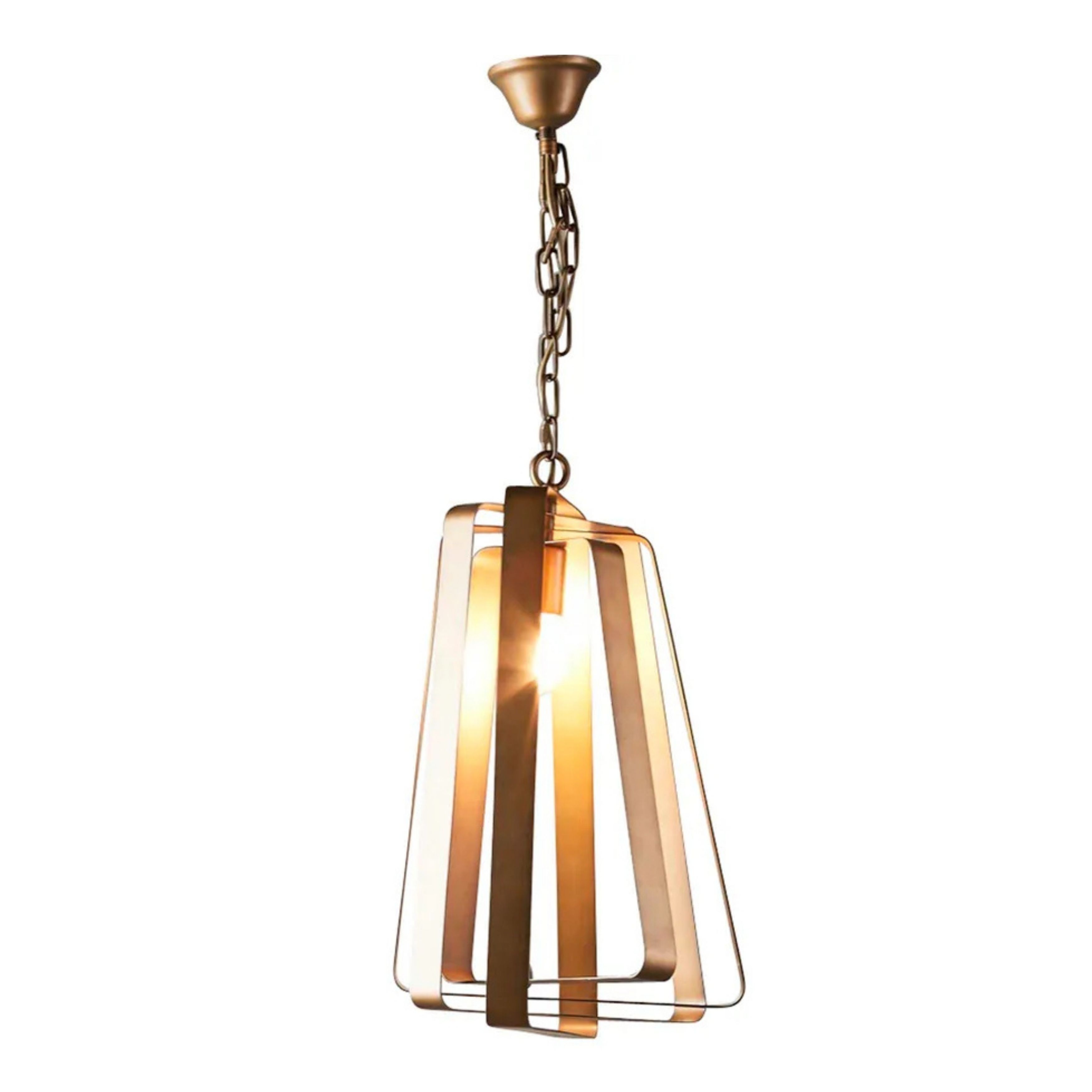 Marcelo Spinning Brass Pendant Light