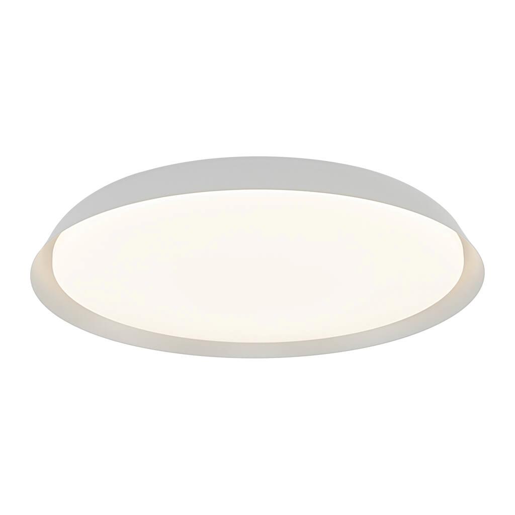 Piso Disc White Modern Close To Ceiling Light