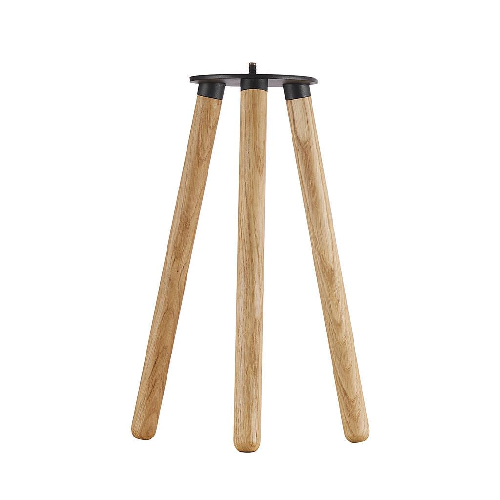 Kettle 31 Natural Wood Tripod Portable Lamp Base