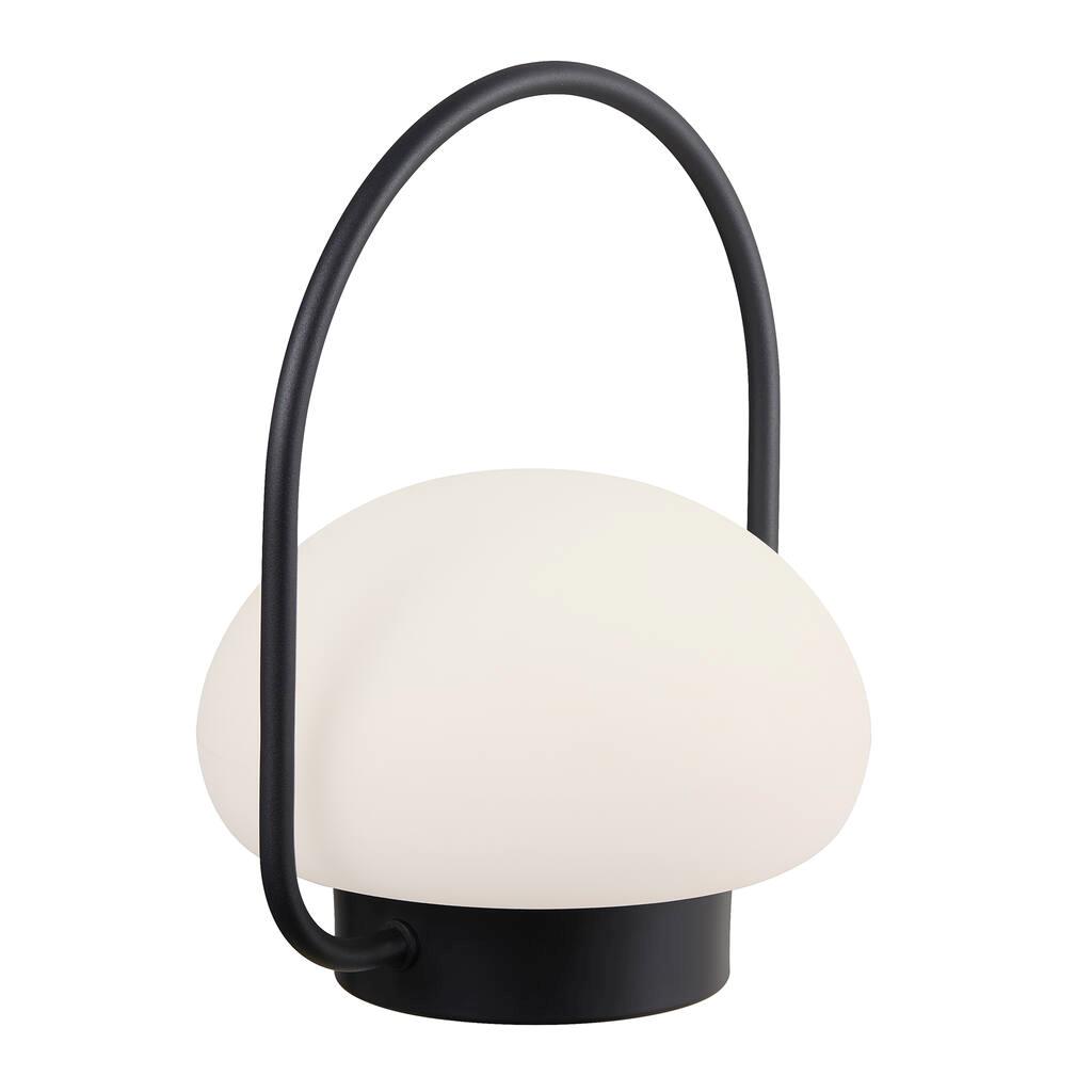 Sponge To Go Black Opal White Portable USB Charging Table Lamp