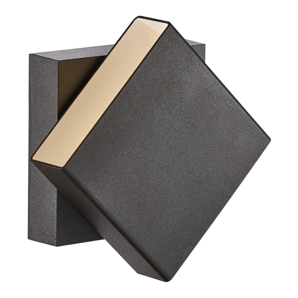 Turn Black 36 Degrees Rotatable LED Wall Light
