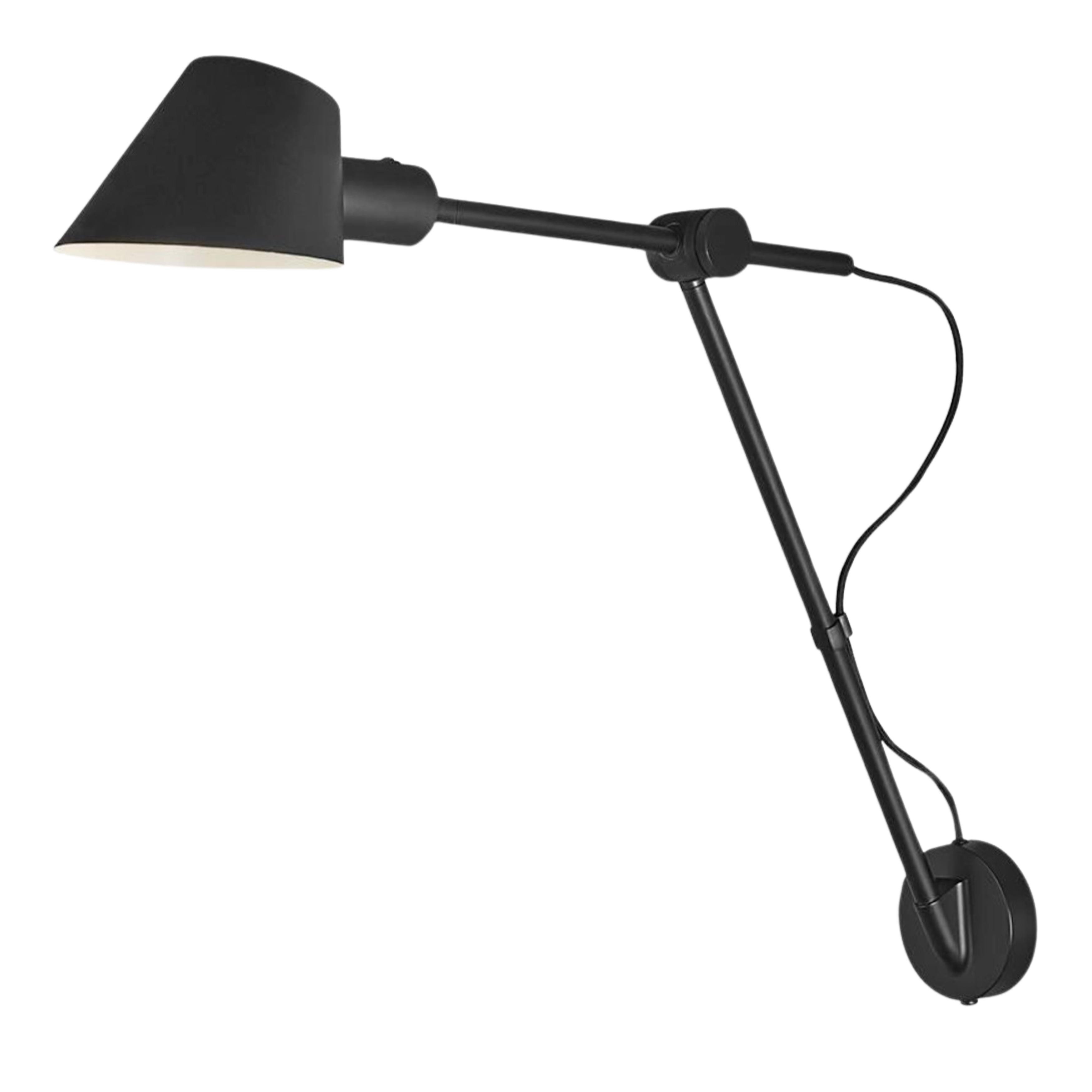 Stay Long Black Adjustable Wall Light