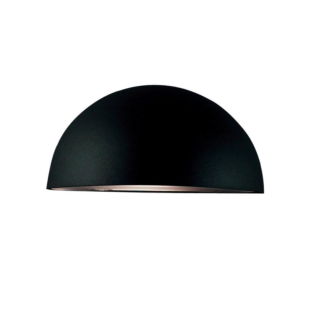 Scorpius Maxi Half Dome Black Wall Light