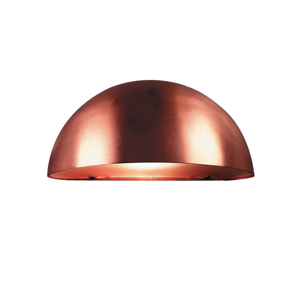 Scorpius Maxi Half Dome Copper Wall Light