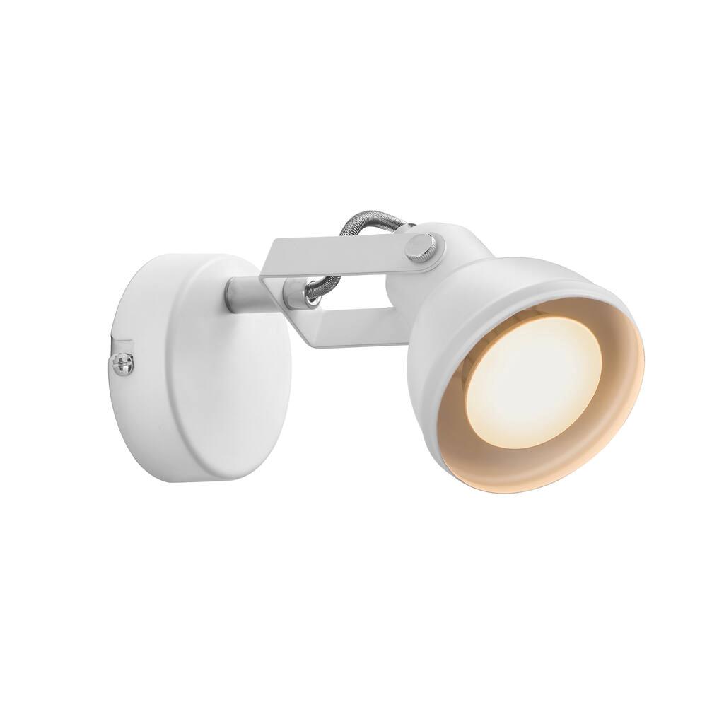 Aslak White Industrial Wall Light