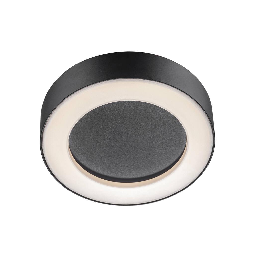 Teton Round Black LED Wall and Ceiling Light
