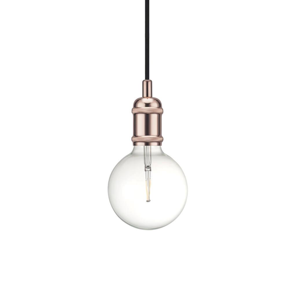 Avra Patinated Copper Suspension Lamp Holder