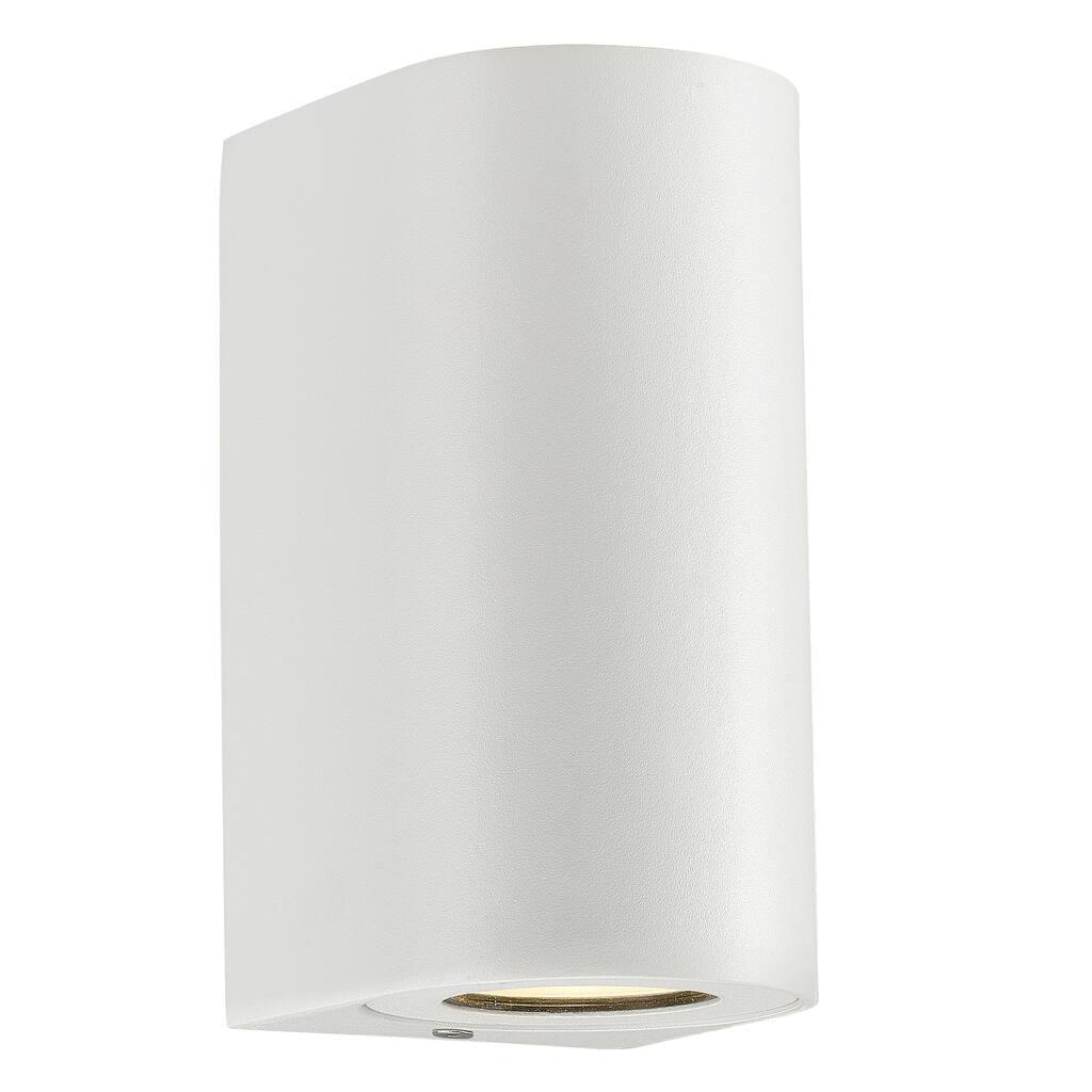 Canto Maxi Sleek White Indoor and Outdoor Wall Light