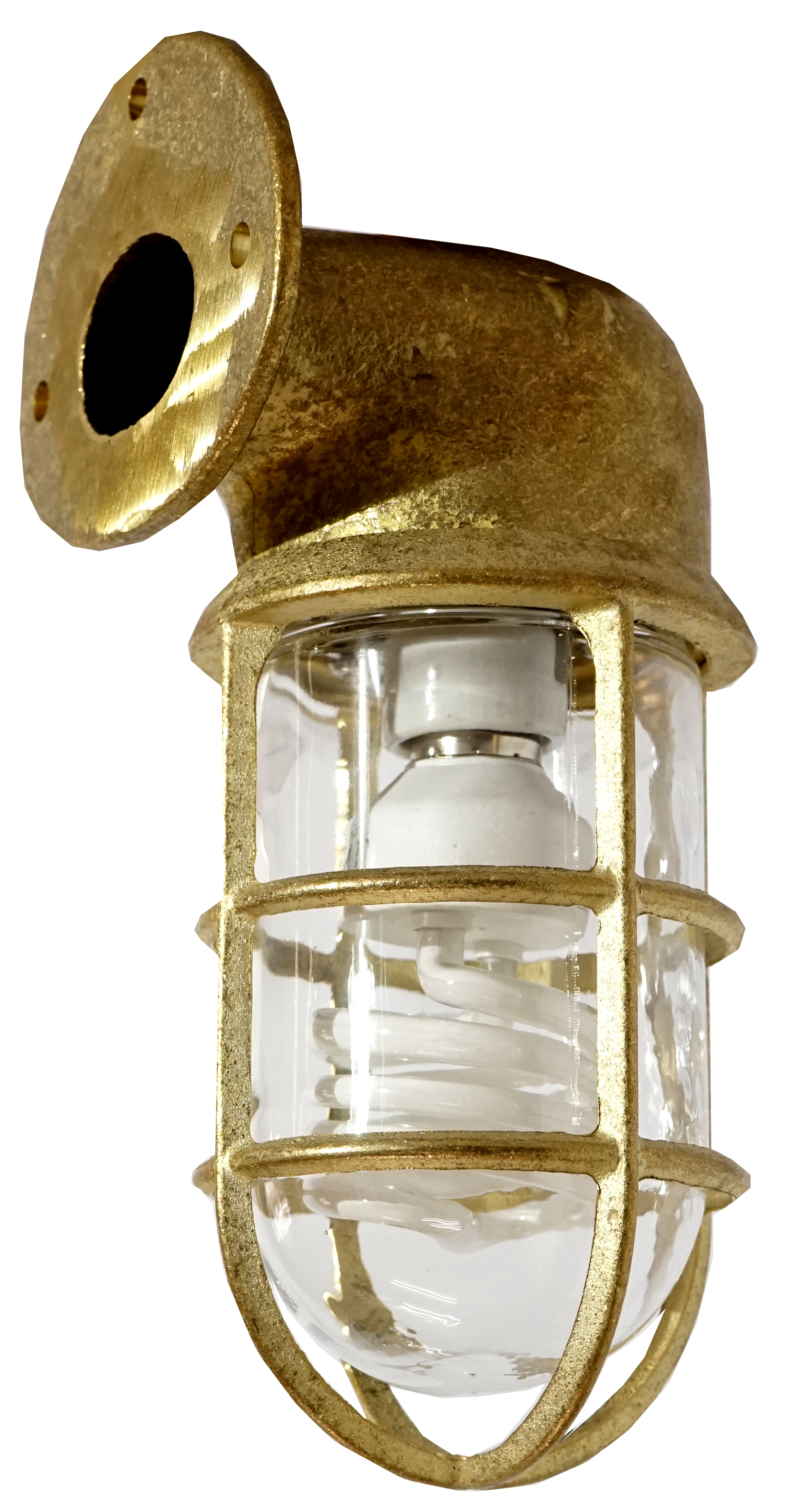 Harbour Patina Solid Brass Outdoor Wall Lamp