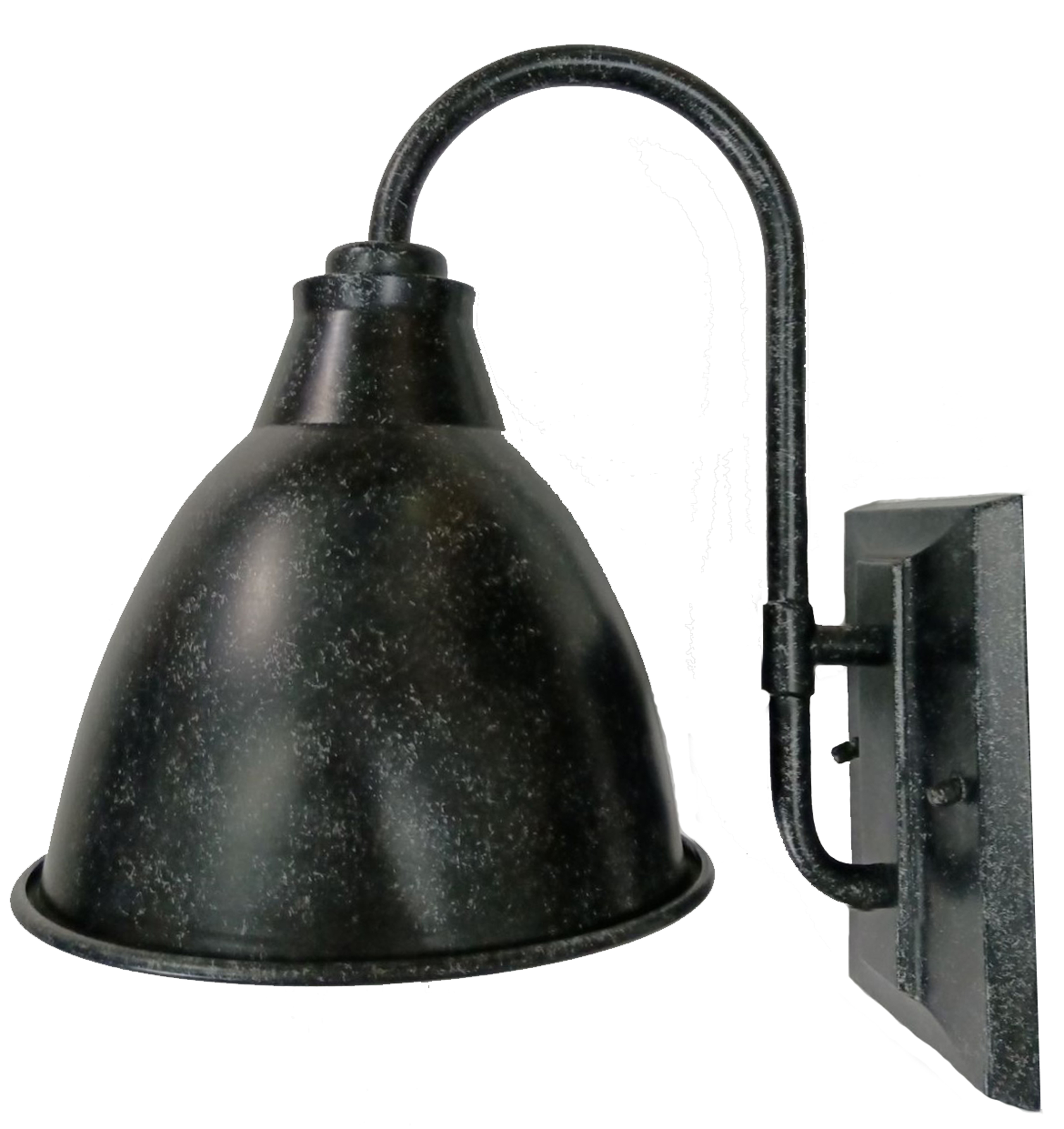 Riverside Downward Black Exterior Wall Light