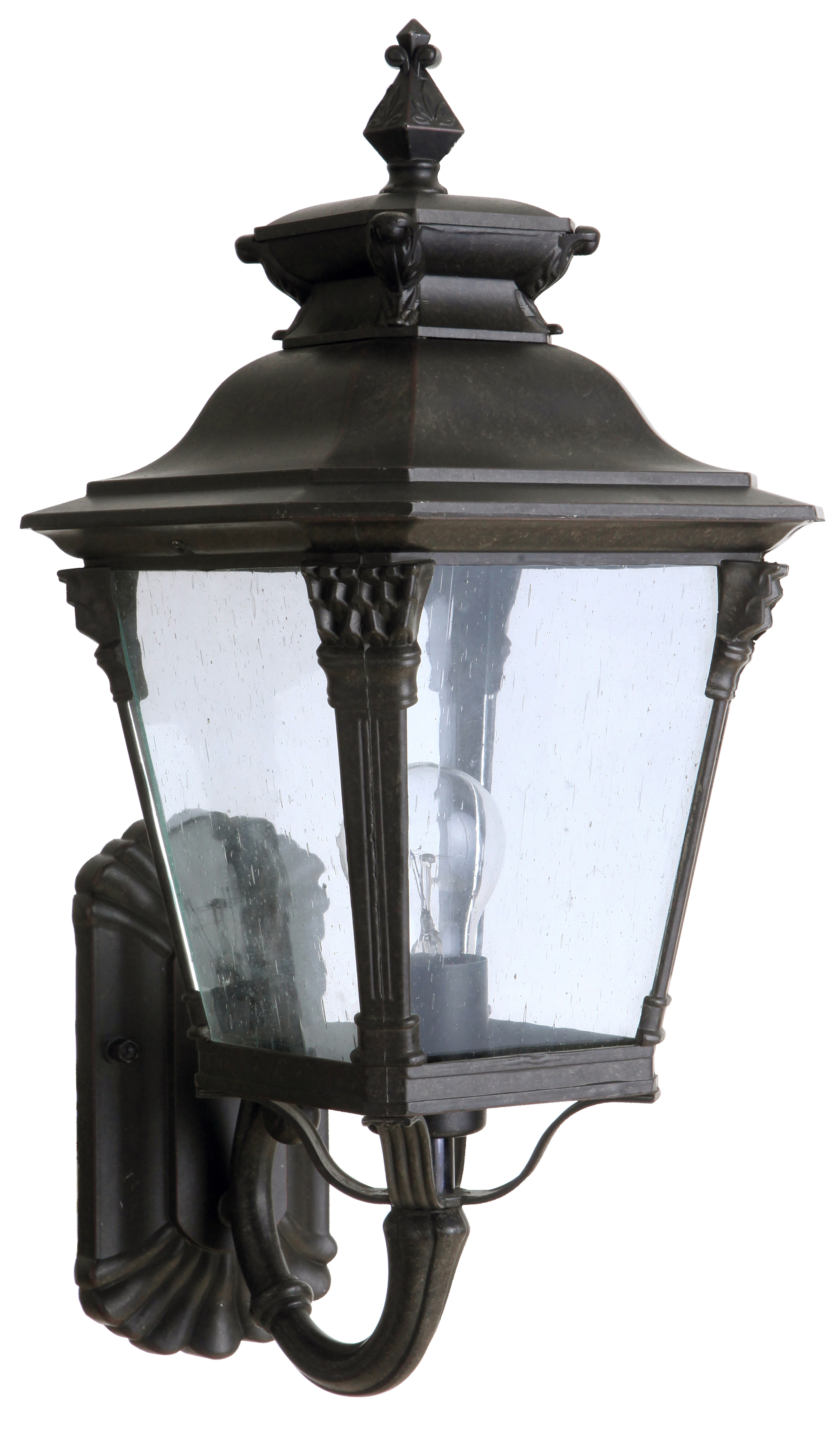Transit Antique Bronze Medium Lantern Wall Light