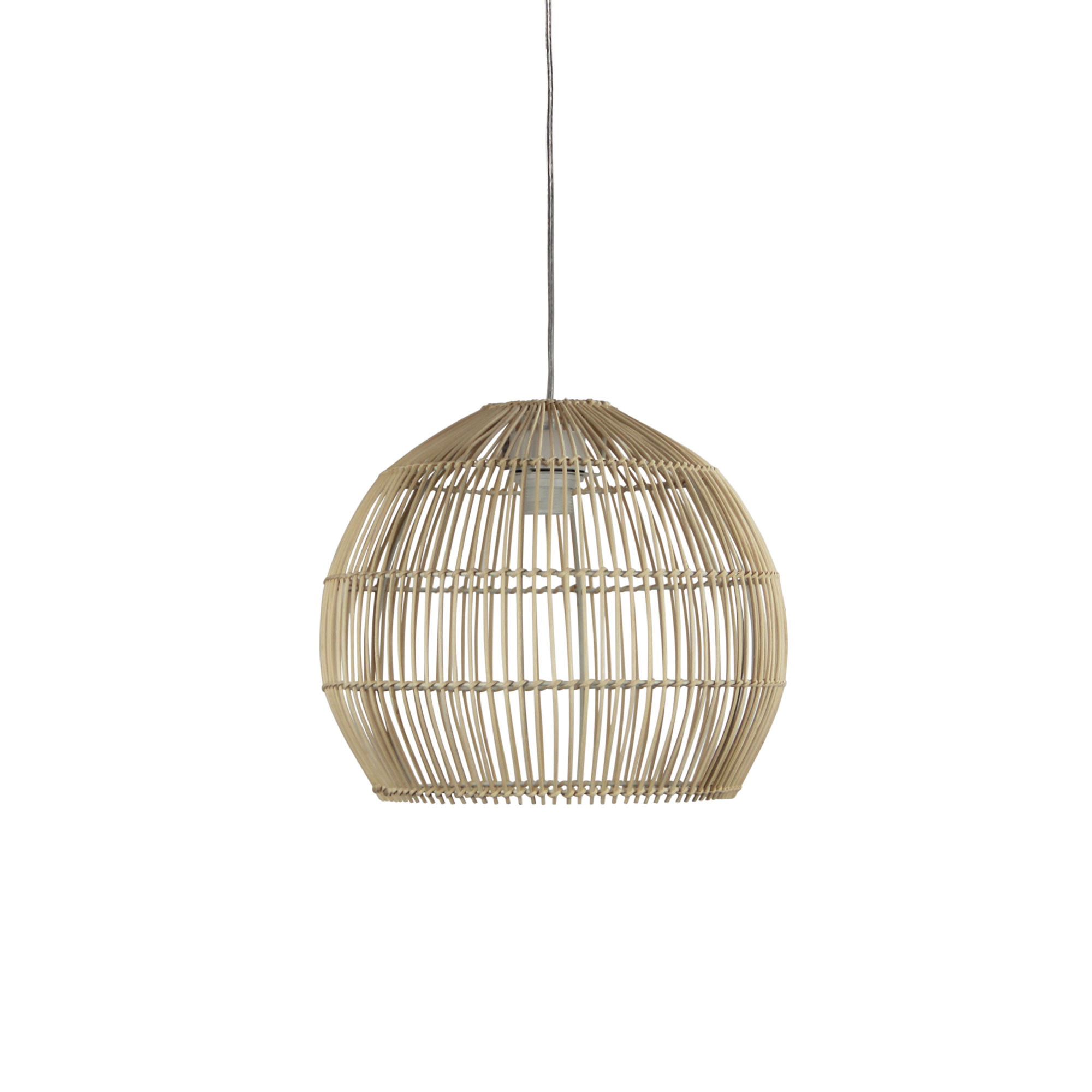 Breath Small Natural Rattan Open Pendant Shade