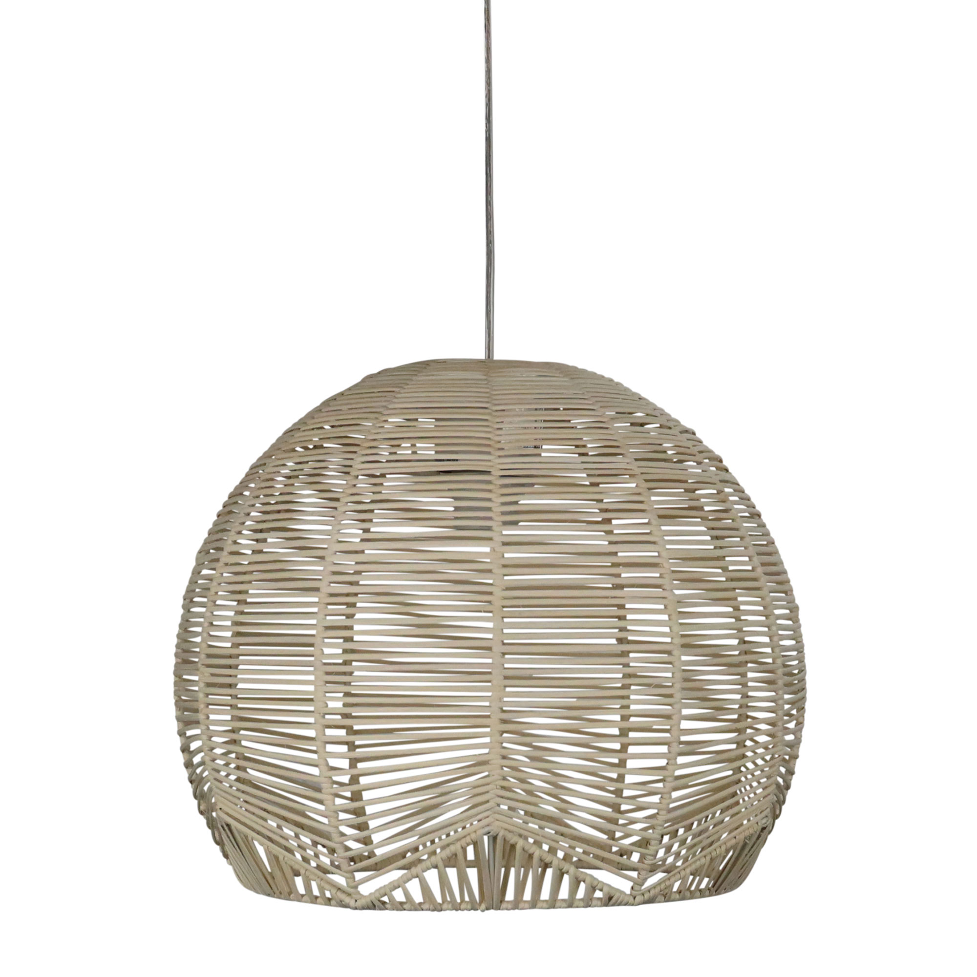 Cage Large Natural Rattan Cane Pendant Shade