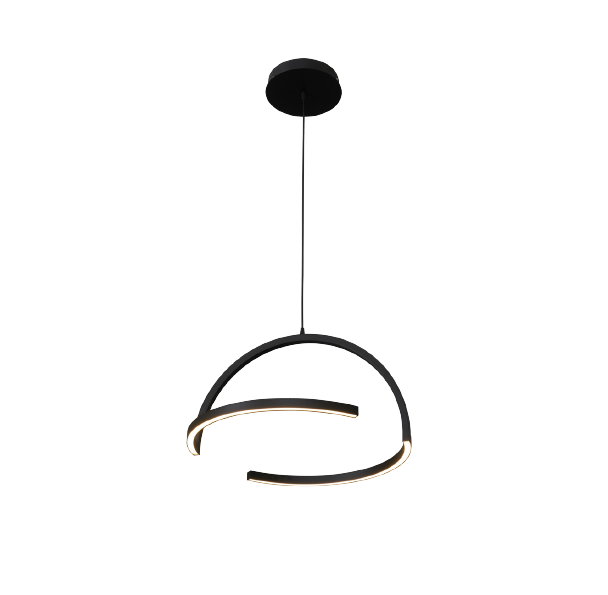 Active Black Minimalist LED Suspension Light