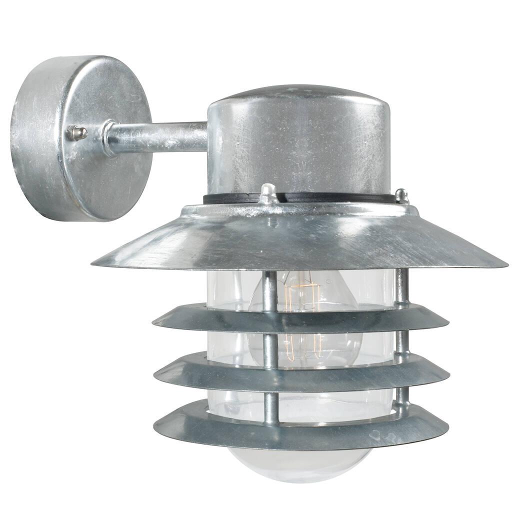 Vejers Down Galvanized Steel Outdoor Wall Light