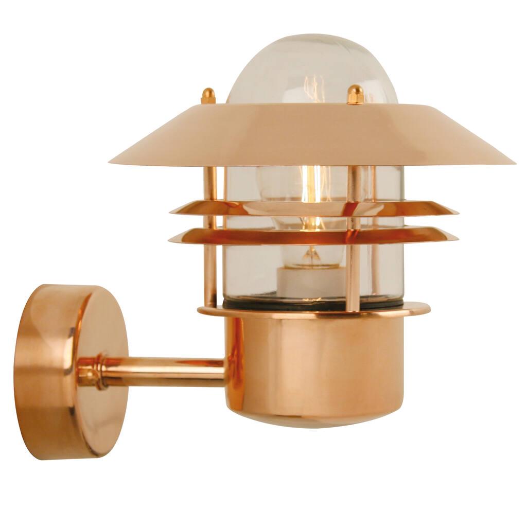 Blokhus Shiny Copper Outdoor Wall Light