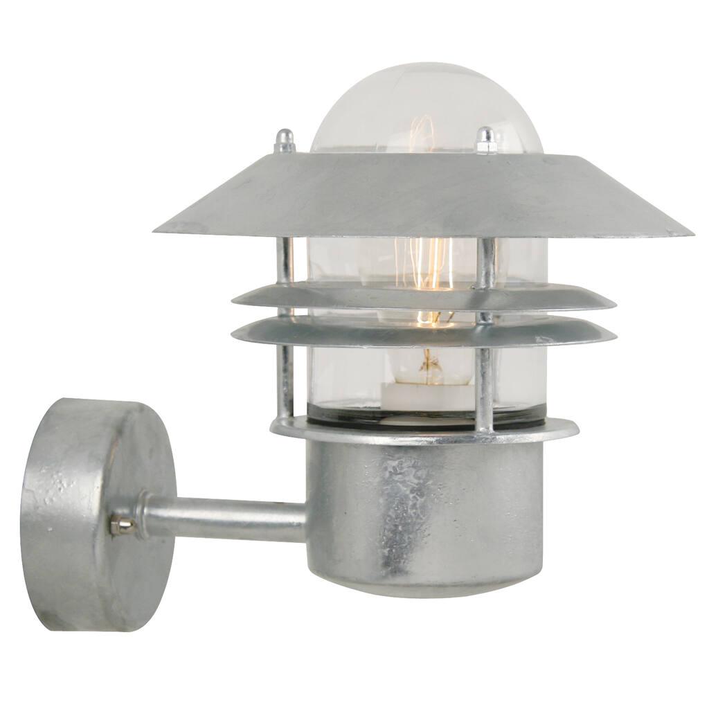 Blokhus Galvanised Steel Outdoor Wall Light