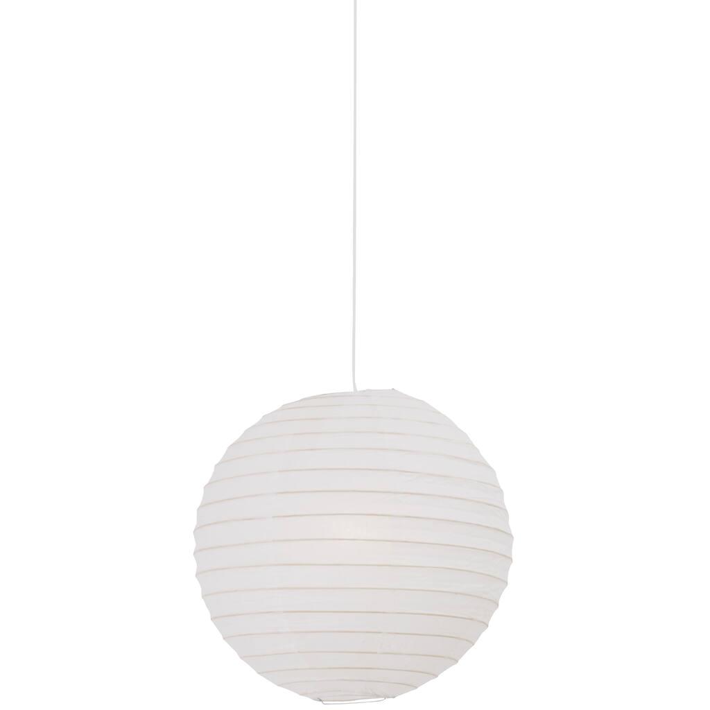 Rispapir 35 White Round Paper Pendant Shade