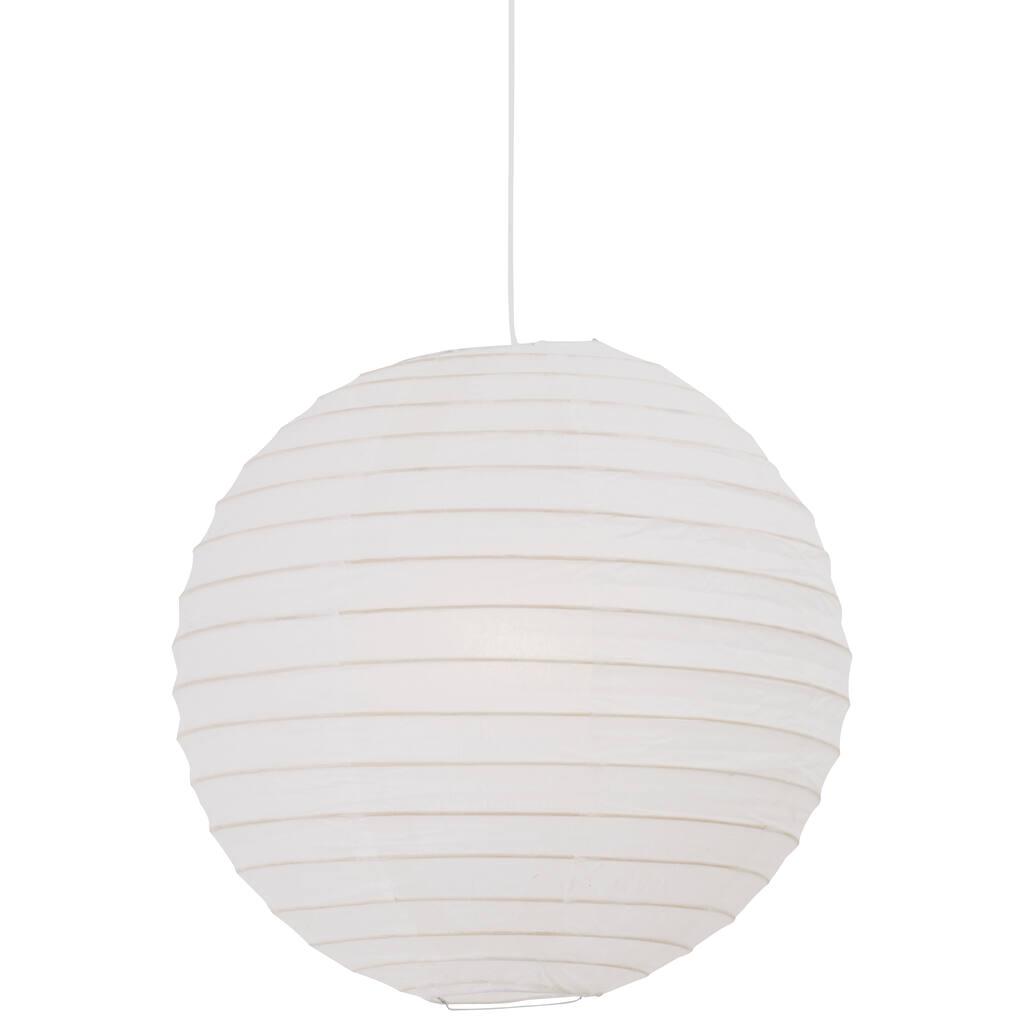 Rispapir 48 White Round Paper Pendant Shade