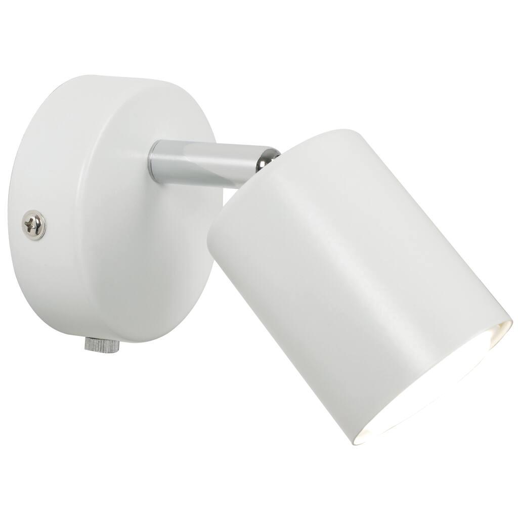 Explore Classic White LED Bedside Wall Light