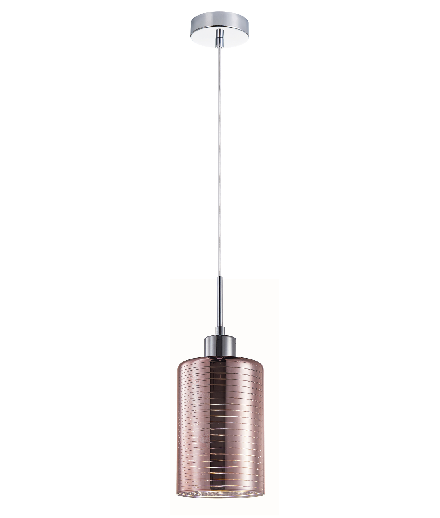 Esper Streak Rose Gold Suspension Light