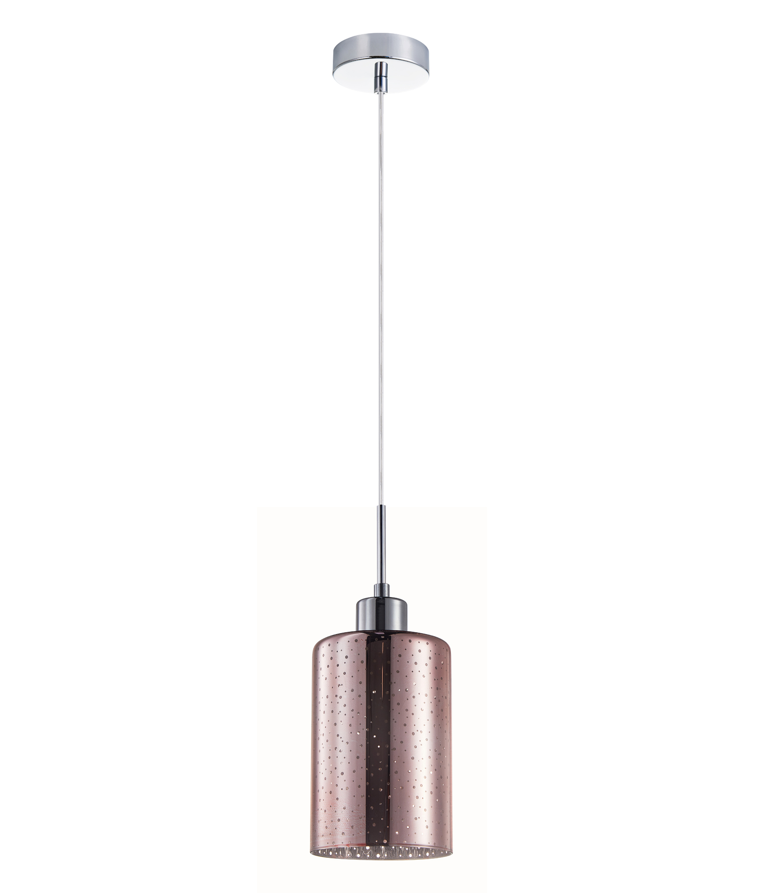 Esper Dotted Rose Gold Suspension Light