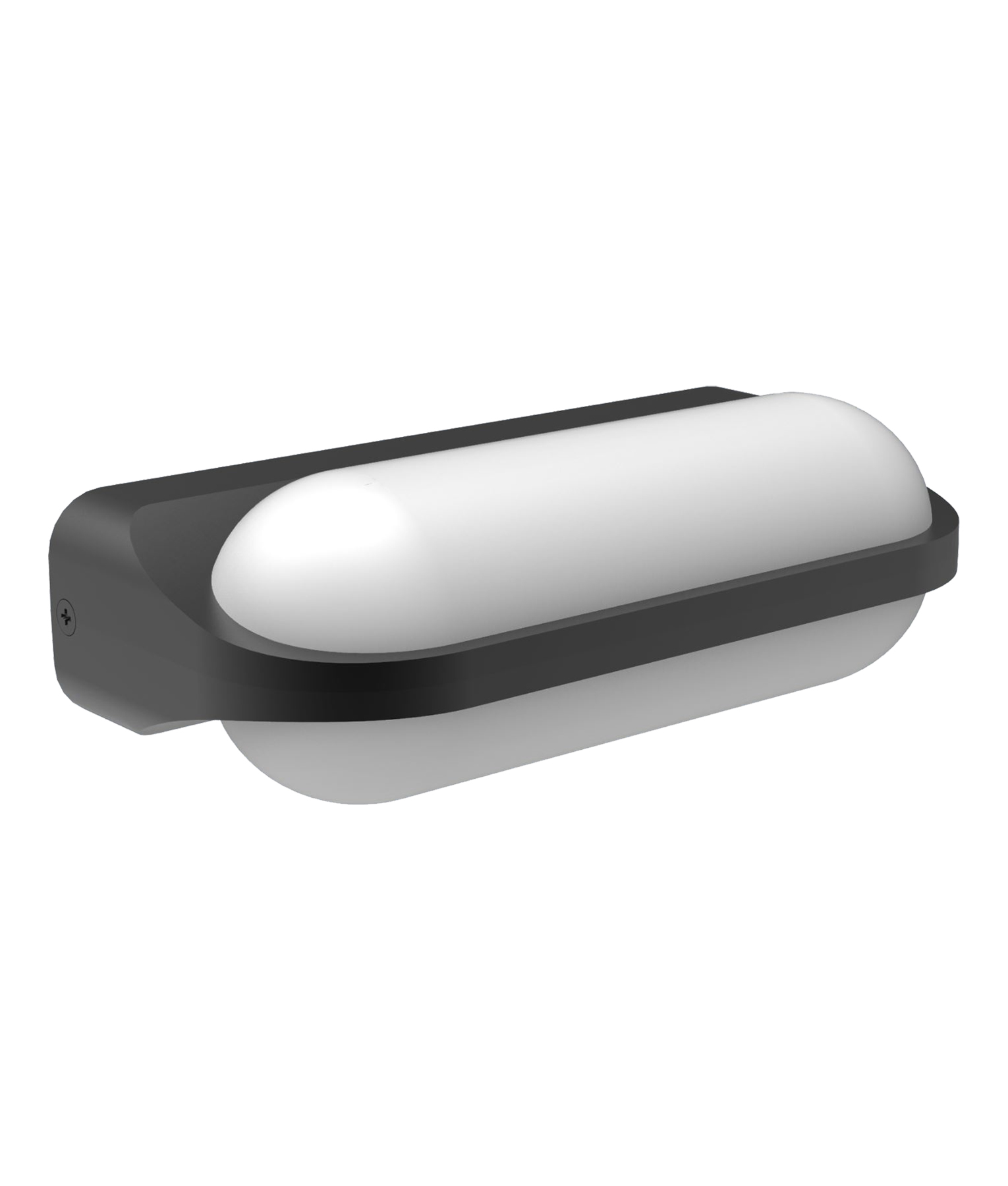 Pod Dark Grey Up and Down Wall Lamp