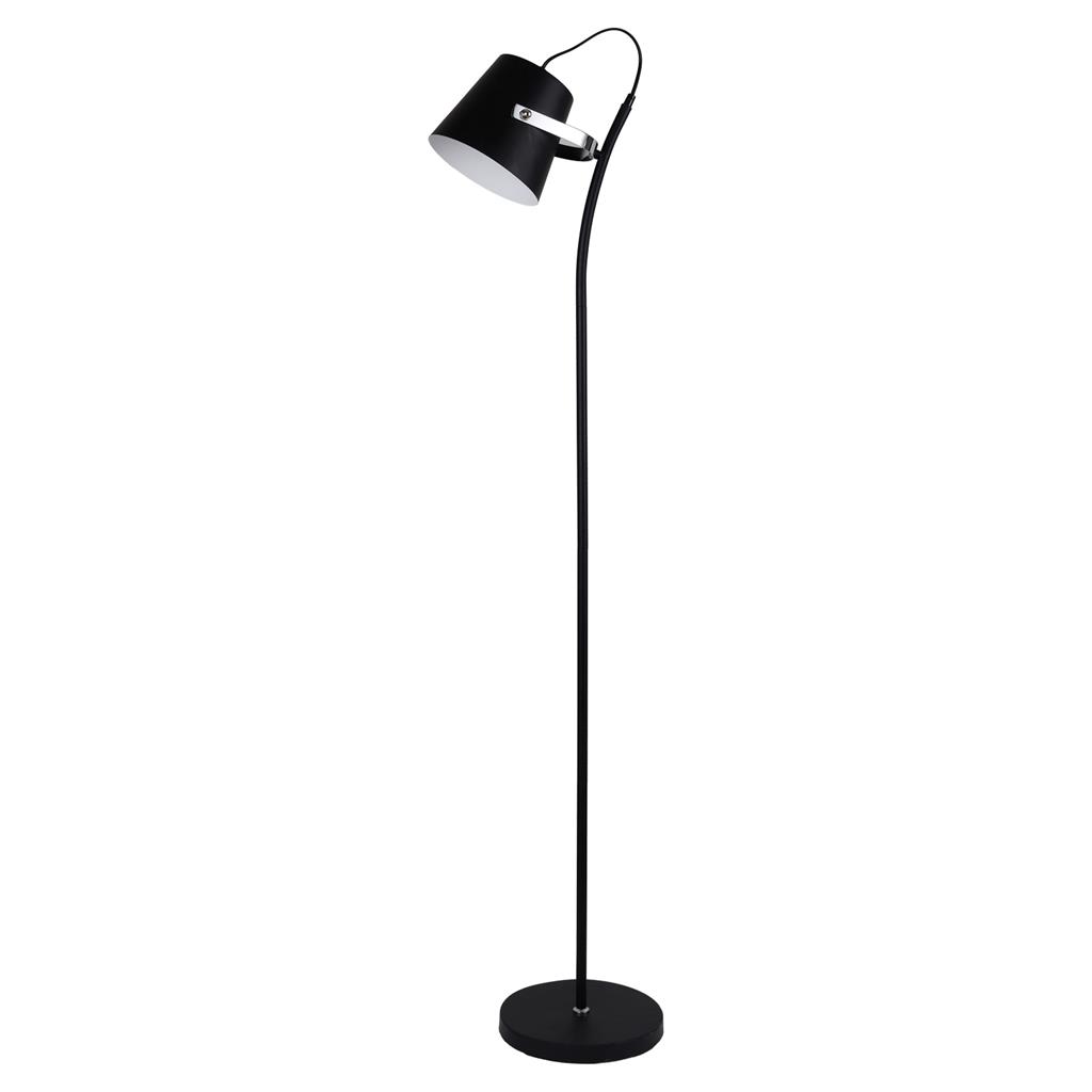 Elsa Adjustable Black Scandinavian Floor Lamp