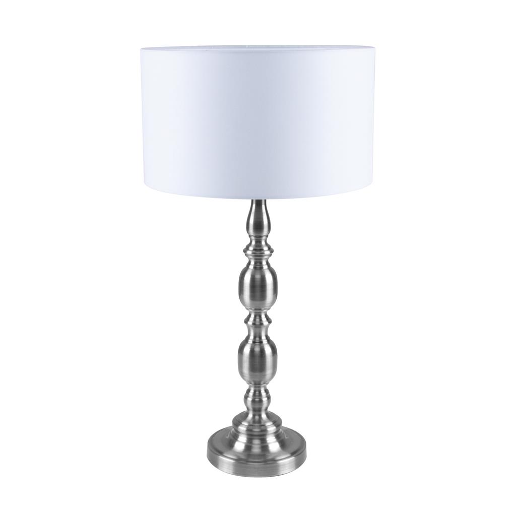 silver accent lamp