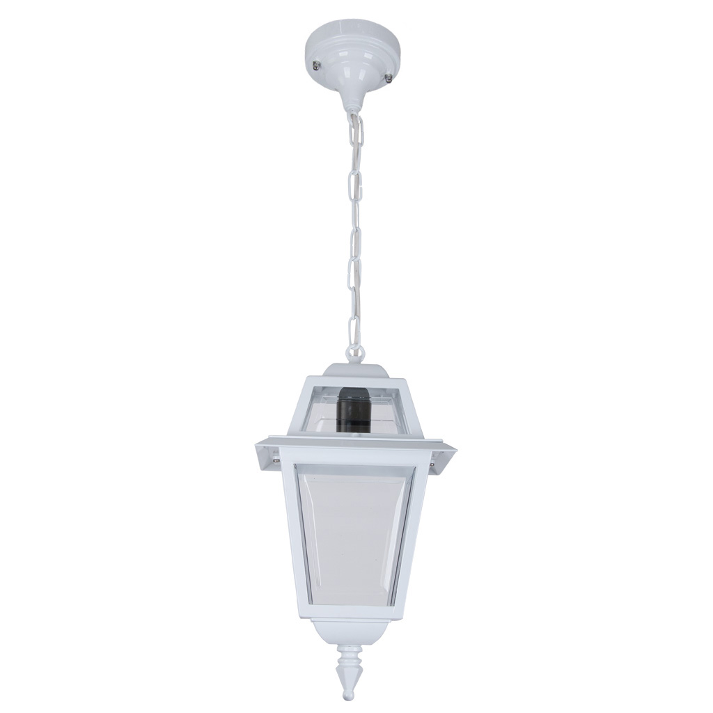 Avignon White Aluminium Lantern Pendant