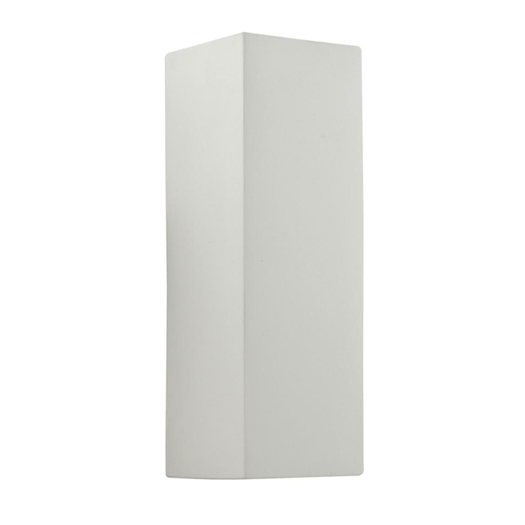 Raw Ceramic Long Box Two Way Wall Light
