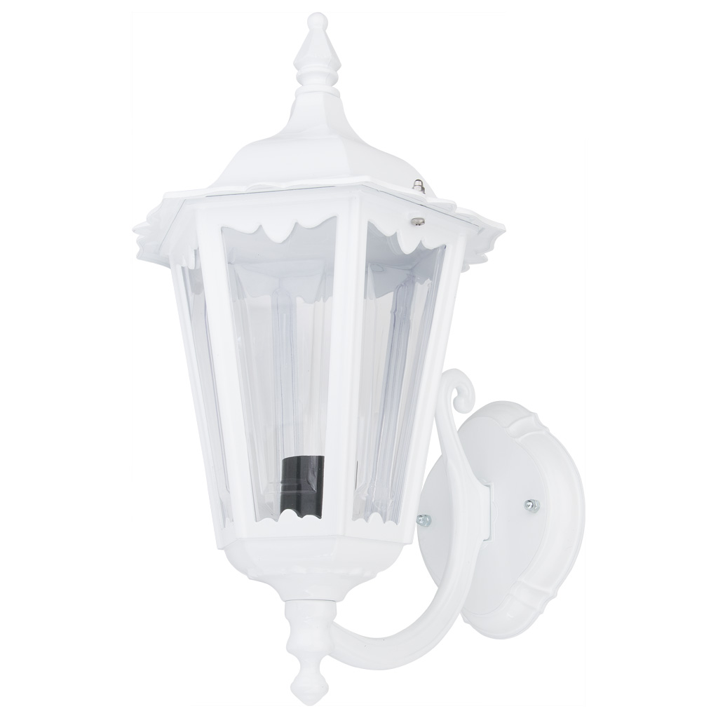 Chester White Lantern Upward Wall Light