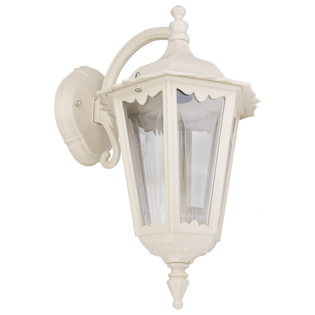 Chester Beige Lantern Downward Wall Light