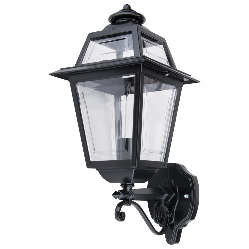 Avignon Black European Upward Wall Lamp