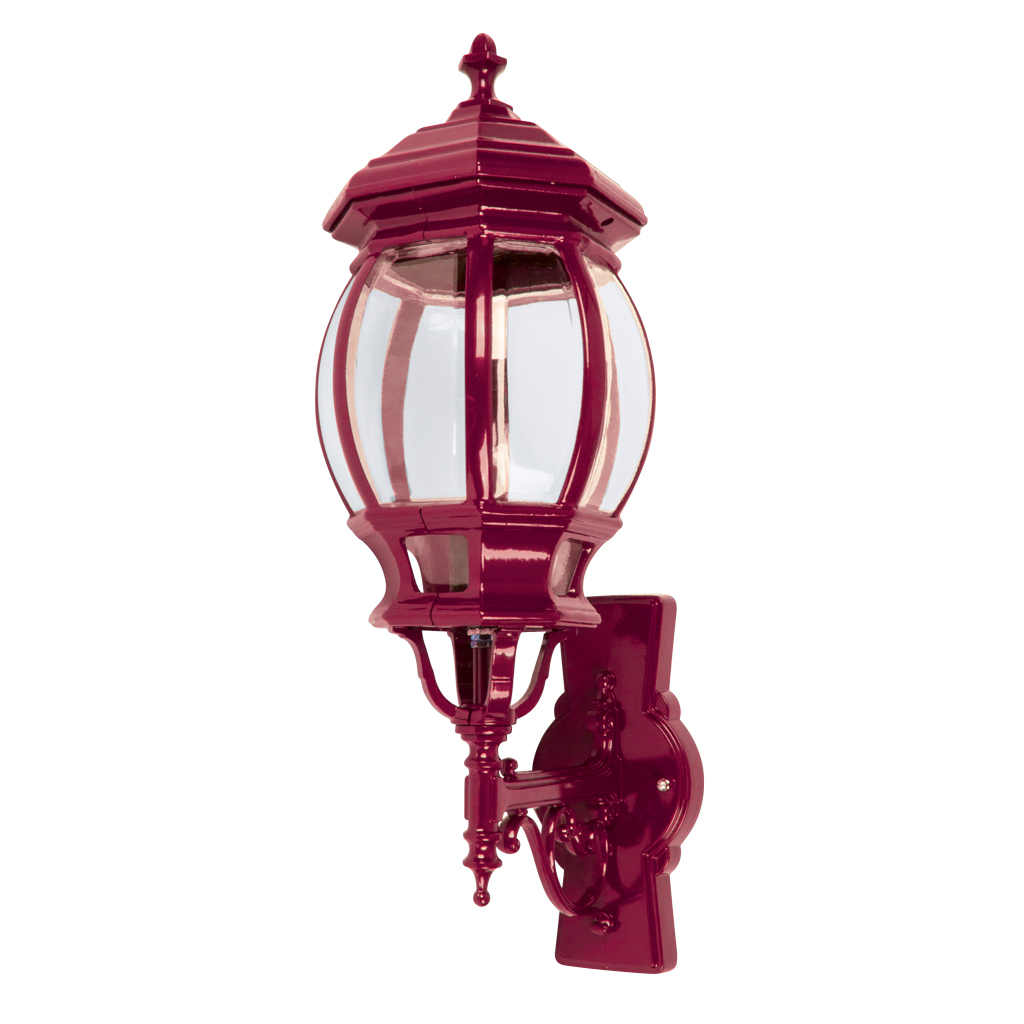 Vienna Large Burgundy Upward Wall Light