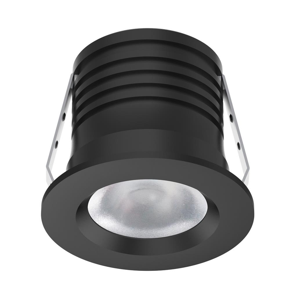 Pico 3W Mini Black Recessed LED Downlight