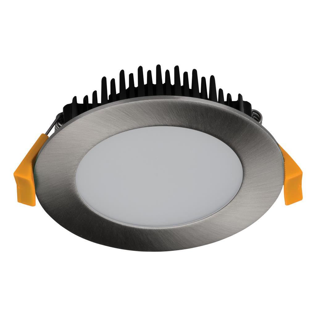 Tek Satin Chrome Dimmable LED Downlight Kit