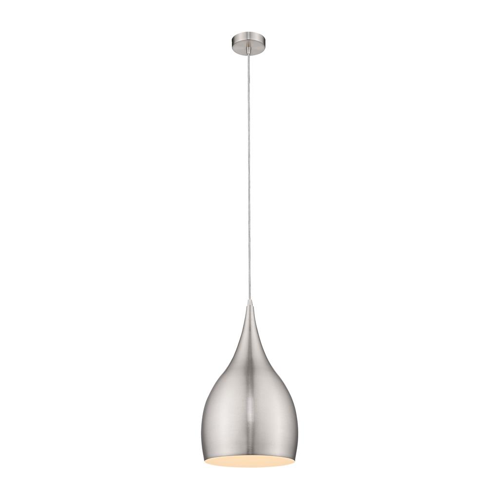 Jade Brushed Nickel Metallic Pendant Light