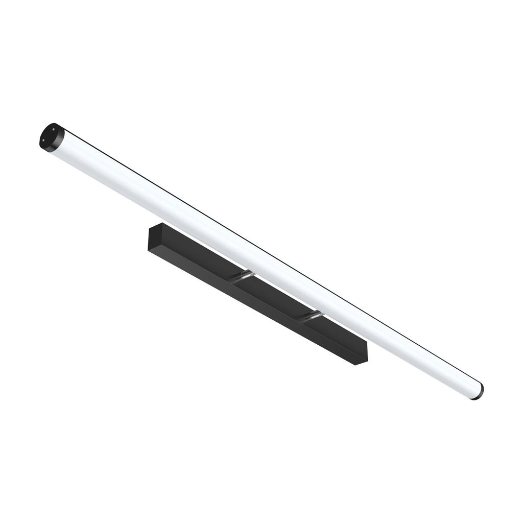 Mirror Black Tubular Picture Wall Light