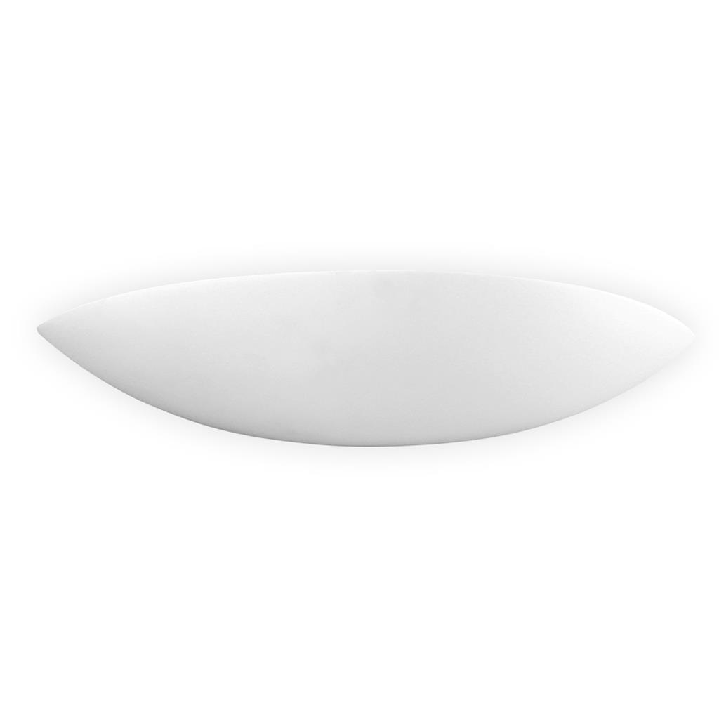 Raw Ceramic Quarter Sphere Uplight Wall Light