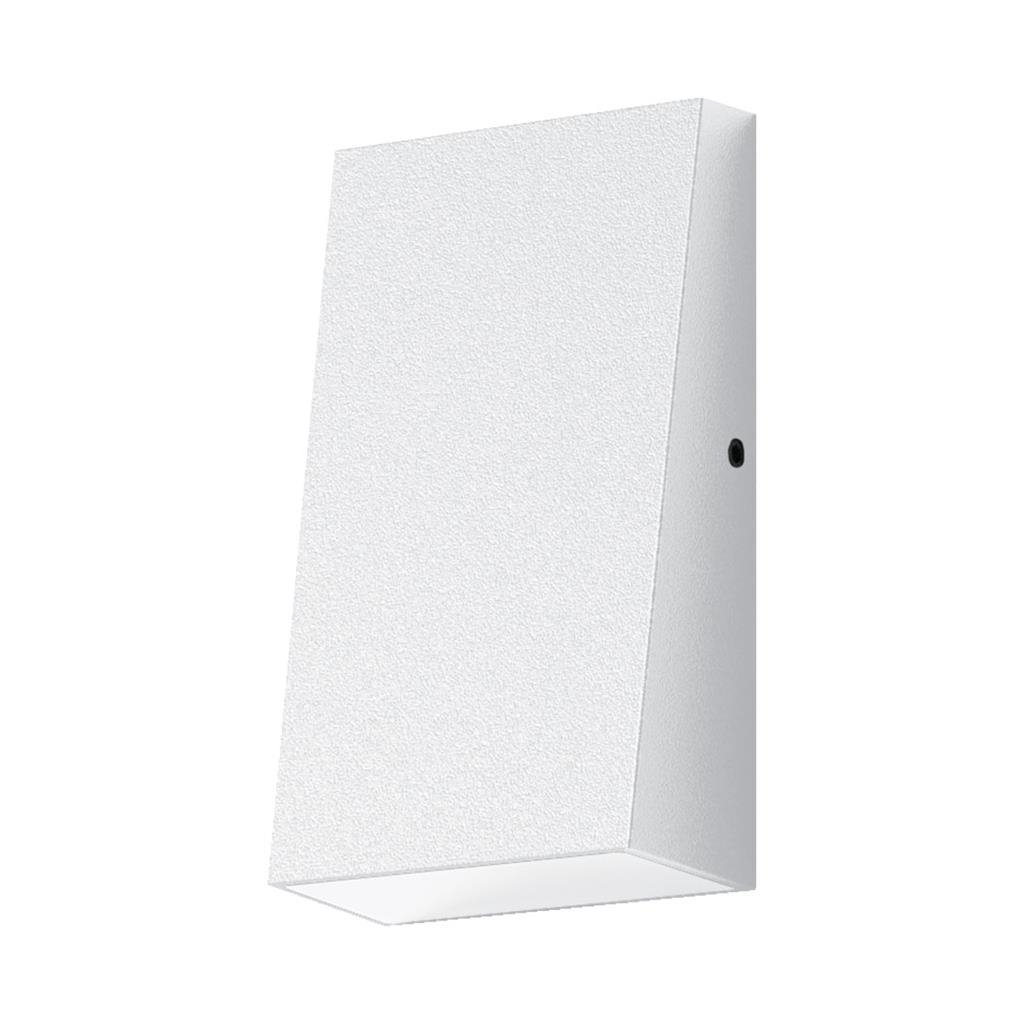 Edge White Slide Outdoor Down Wall Light