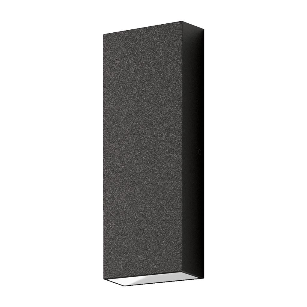 Edge Black Prism Outdoor Up Down Wall Light